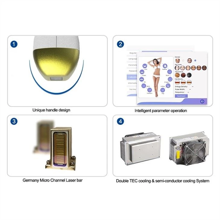 Permanent Hair Remover 3 Wavelengths Diode Laser
