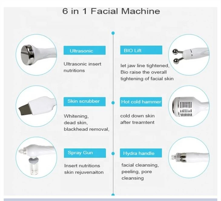 Popular 6 in 1 Multyfunctional  Beauty Machine