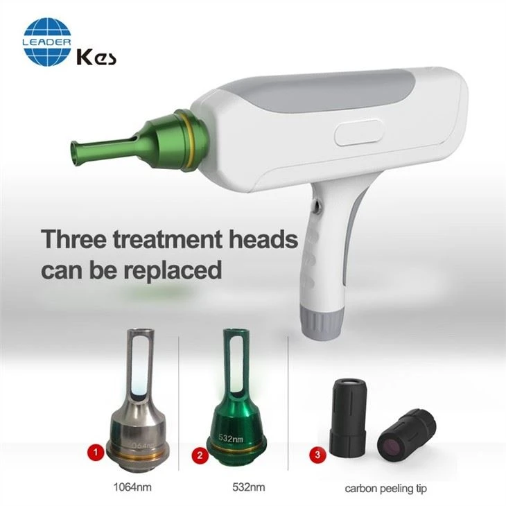 Portable Q Switched ND Yag Laser Tattoo Removal Equipo